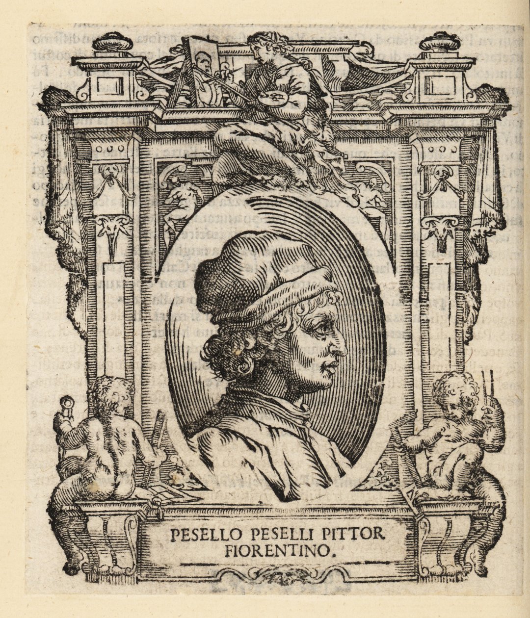 Retrato de Francesco Pesellino, pintor italiano de Florença de Italian School