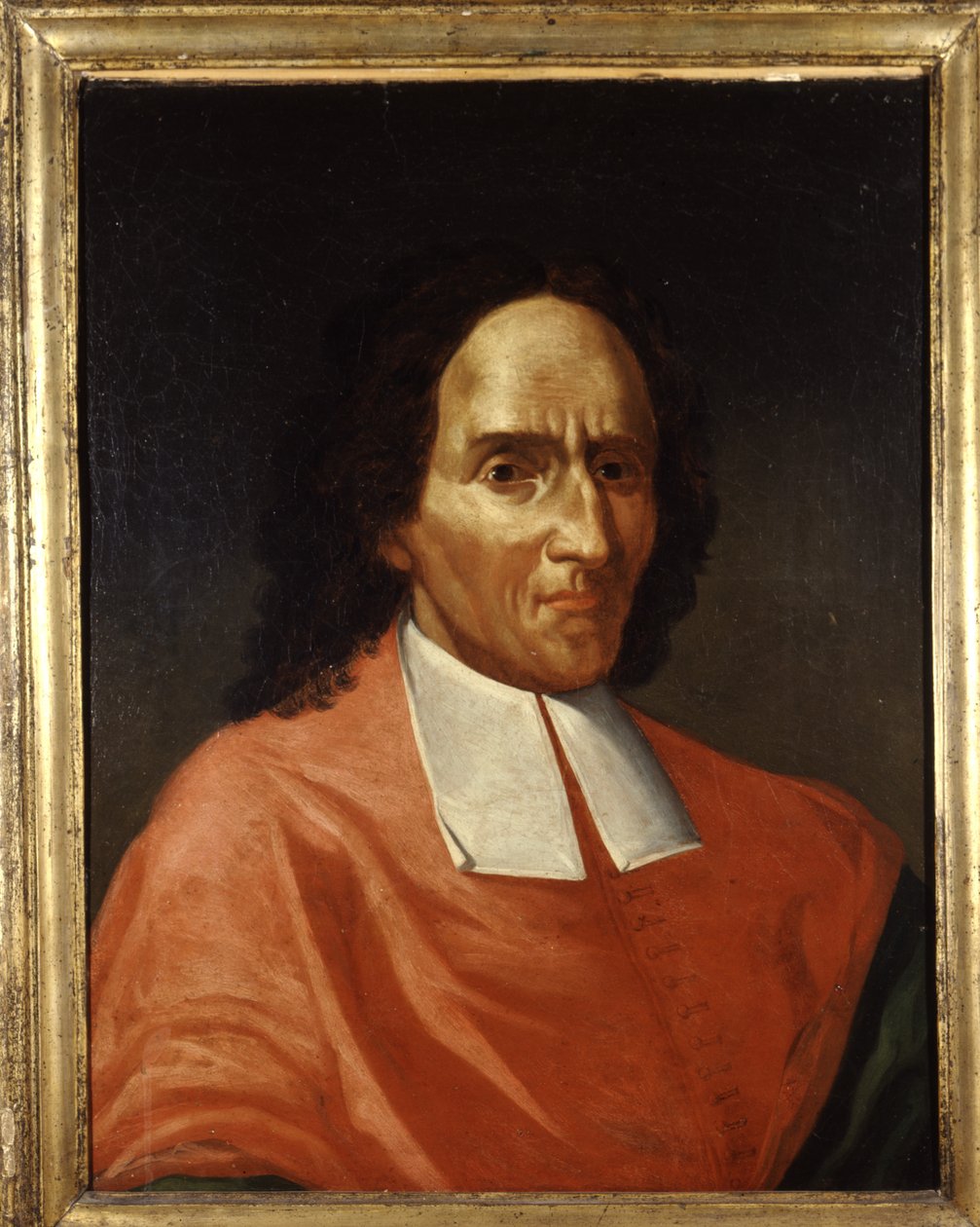 Retrato de Giambattista Vico (1668-1744), historiador, jurista e filósofo. Também chamado Giovanni, Gian Battista, Jean Baptiste ou Jean-Baptiste. Pintura do século XVII. Museo Nazionale Romano, Roma. de Italian School