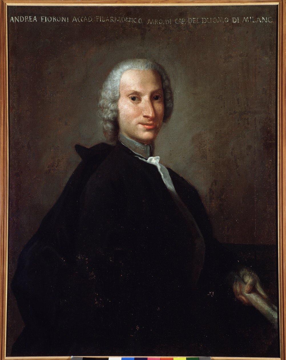 Retrato de Gianandrea Fioroni (1716-1778) compositor italiano de Italian School