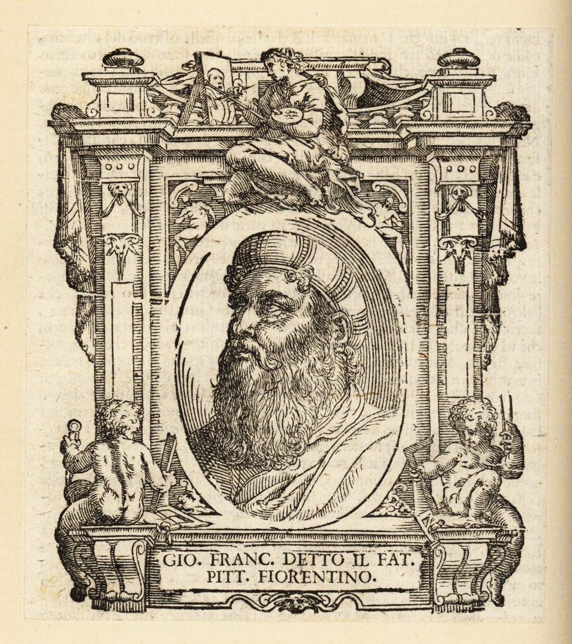 Retrato de Gianfrancesco Penni ou Giovan Francesco, il Fattore, pintor italiano, cerca de 1488-1528 de Italian School