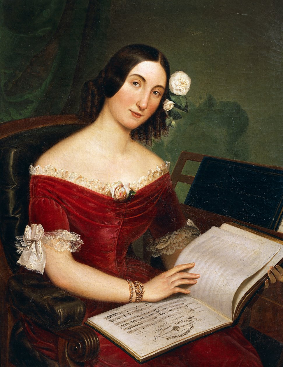 Retrato de Giuseppina Strepponi (Lodi de Italian School