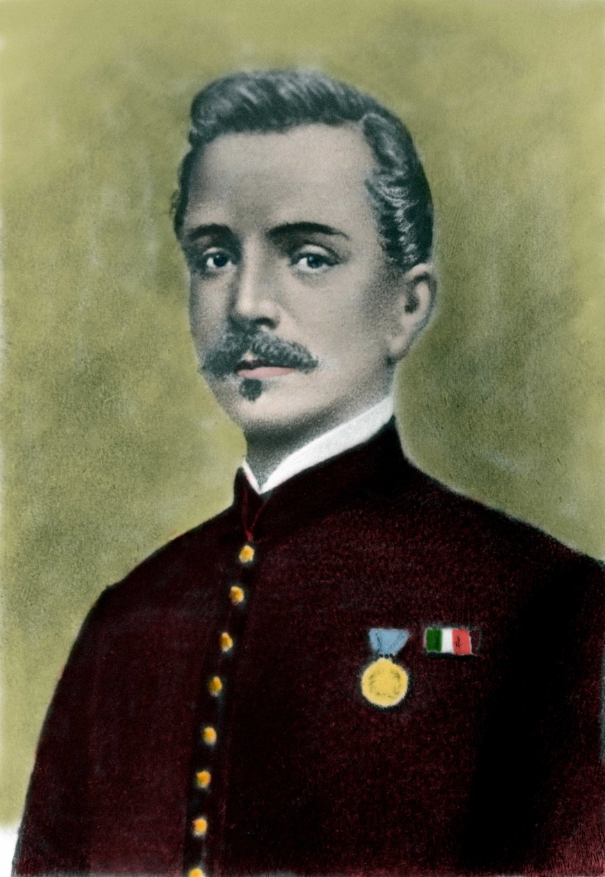 Retrato de Ippolito NIEVO (1831-61) escritor e patriota italiano. de Italian School