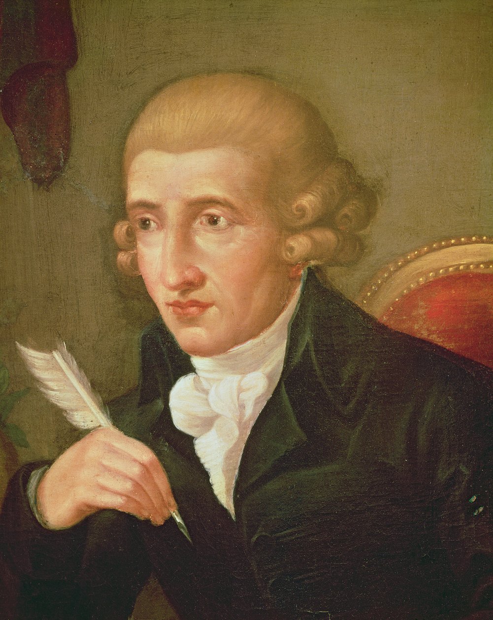 Retrato de Joseph Haydn de Italian School