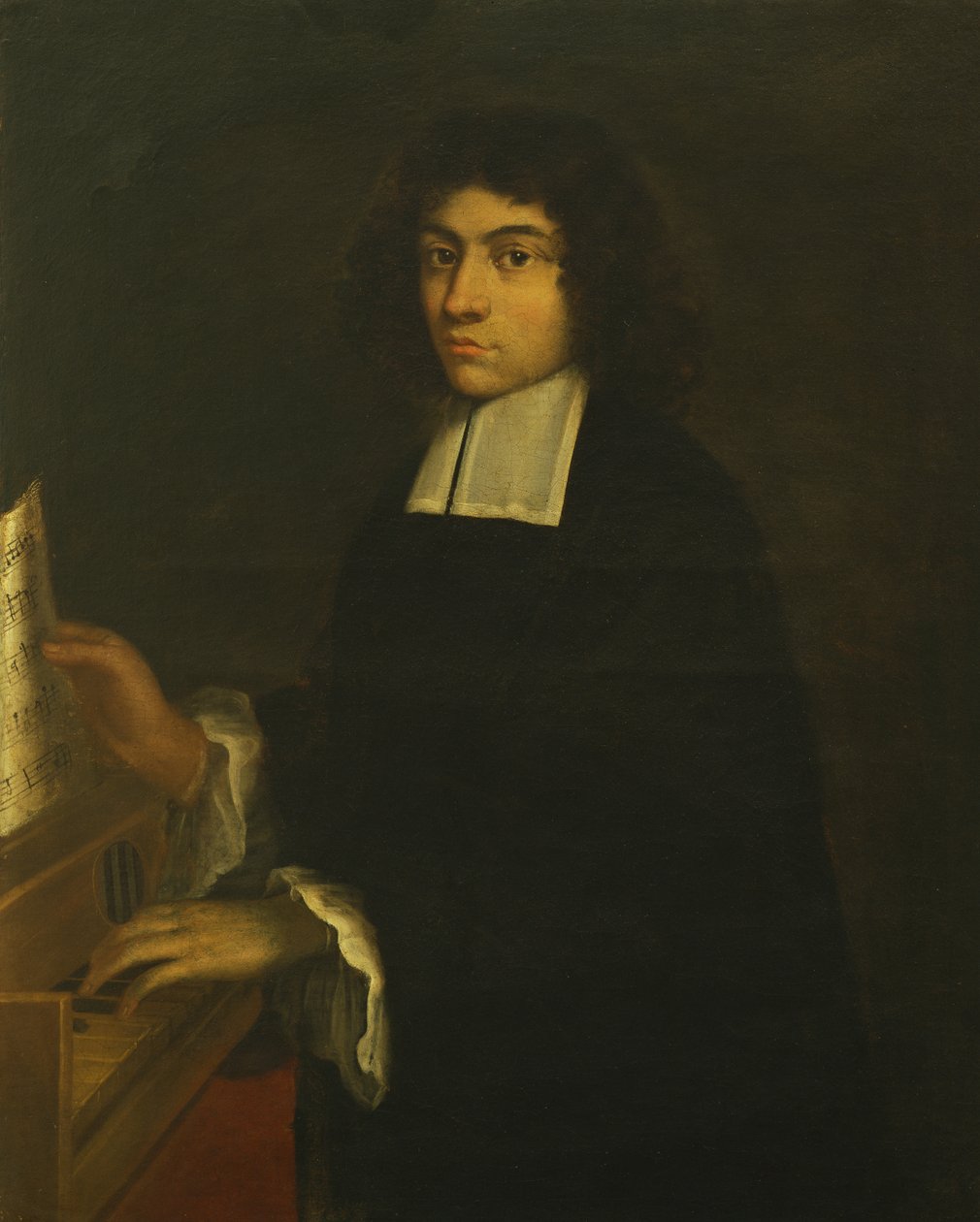 Retrato de Pietro degli Antonius (1648-1720) (óleo sobre tela) de Italian School