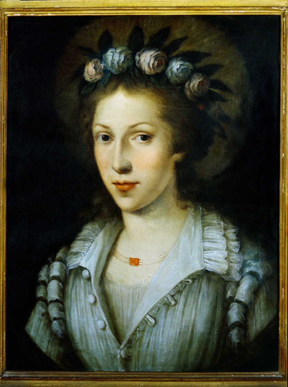 Retrato de Sainte Marie Madeleine de Pazzi, Santa maria Maddalena de Pazzi de Italian School