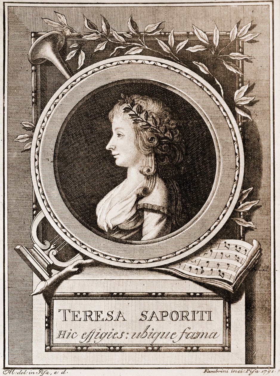 Retrato de Teresa Saporiti de Italian School