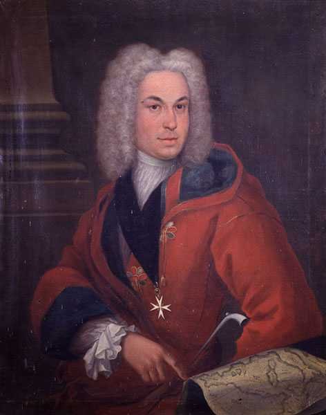Retrato de um cavaleiro de Italian School