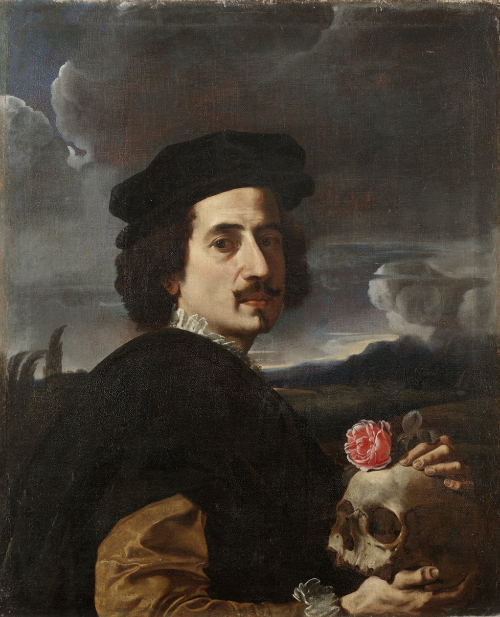 Retrato de um homem, meados do século XVII de Italian School