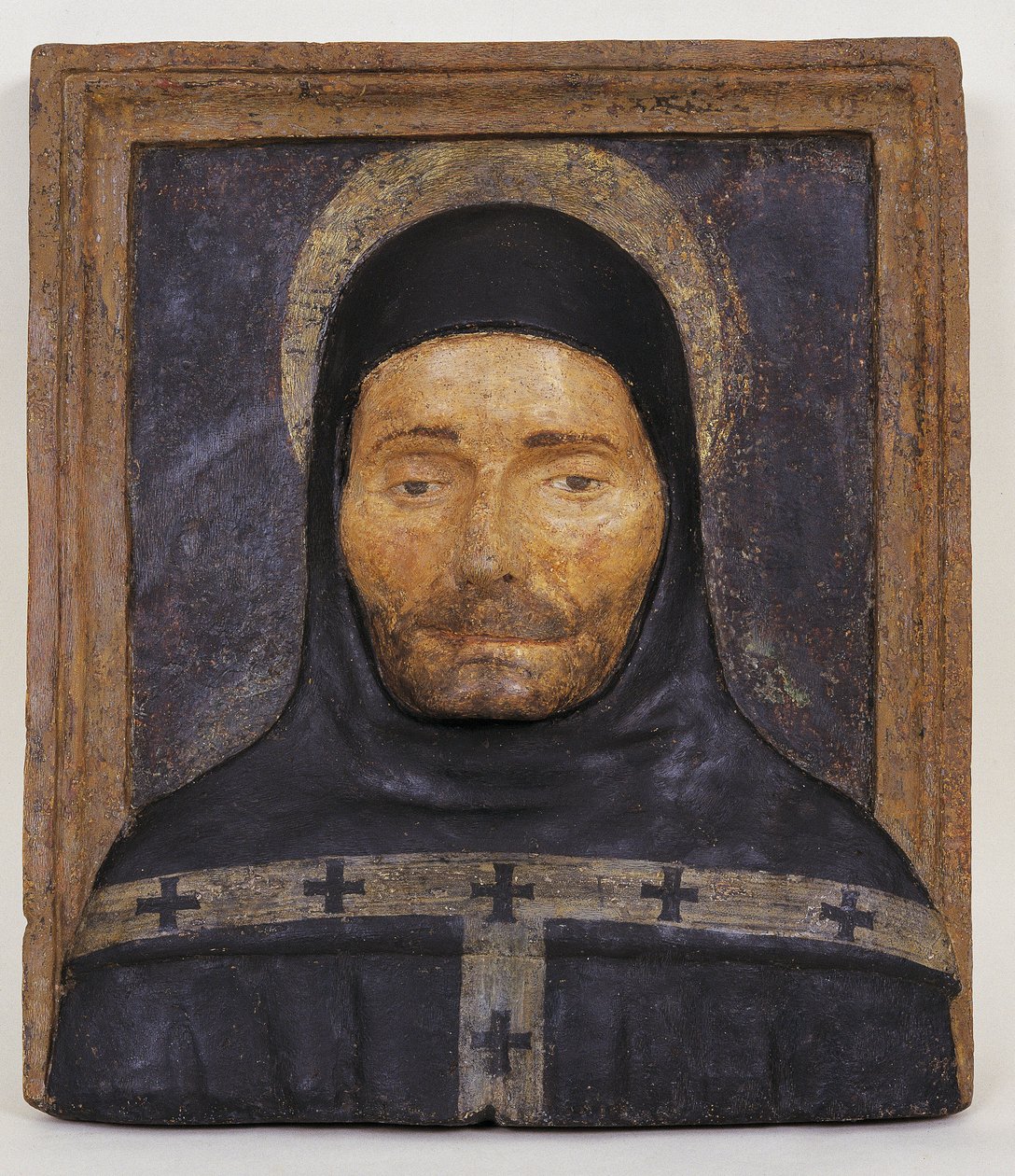 Retrato do dominicano Antonino Pierozzi conhecido por ser Santo Antonino, patrono de Florença (1389-1459) de Italian School