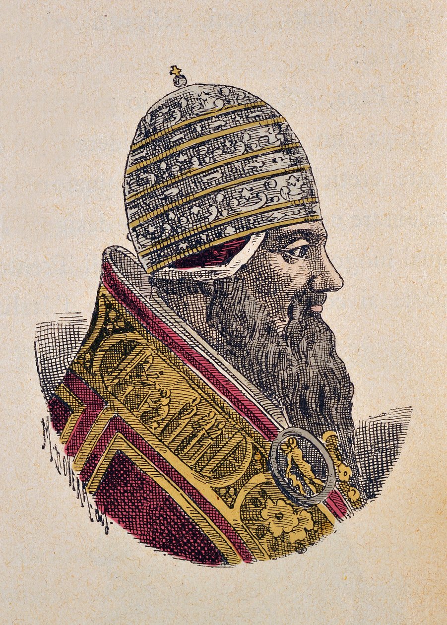 Retrato do Jules III (julius ou Iulius ou Giulio) (pape de 1550 a 1555) de Italian School