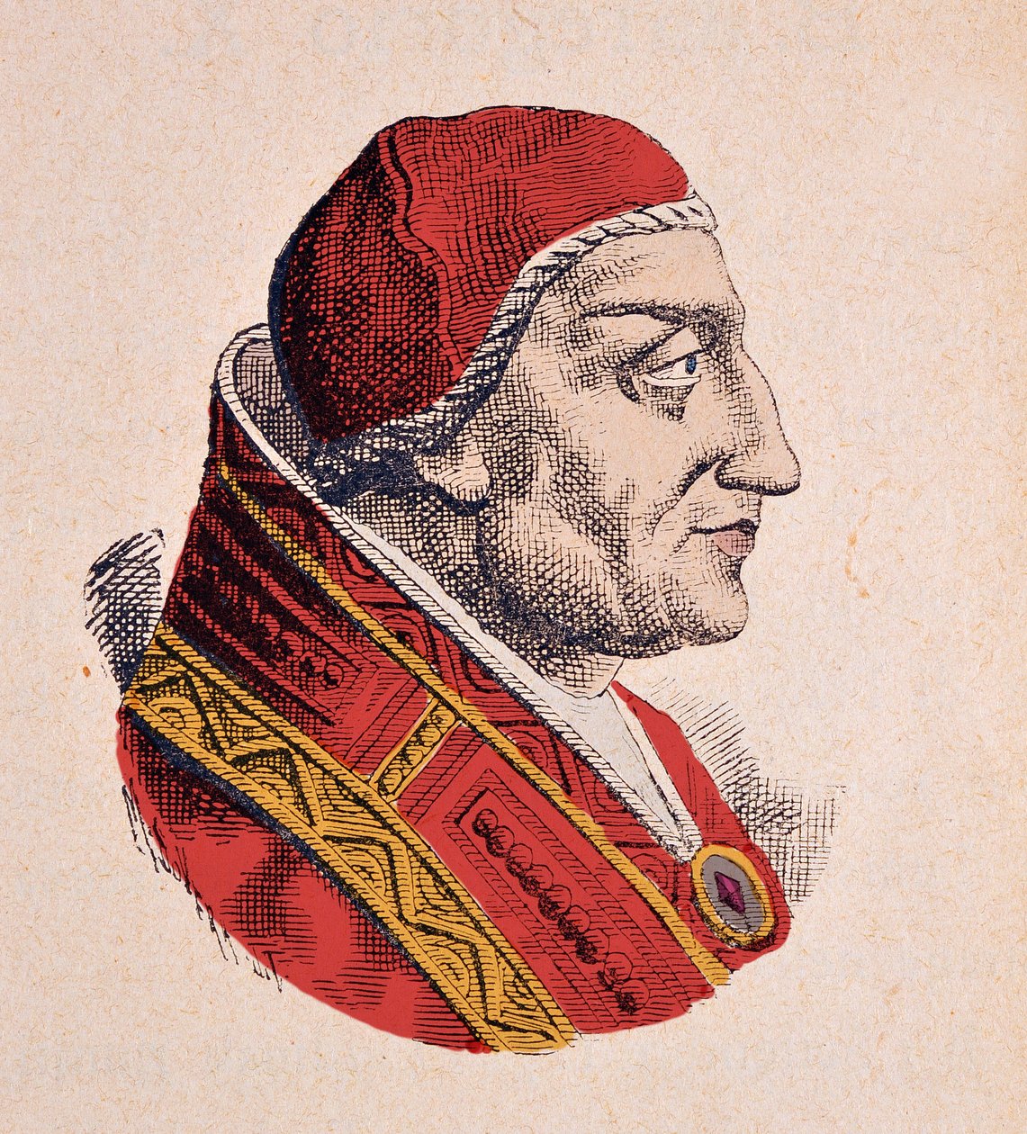 Retrato do Papa Clemente IV de Italian School