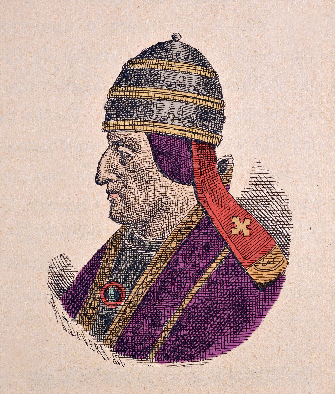 Retrato do Papa Eugênio IV (Eugênio, Eugênio) (1431-1447) de Italian School
