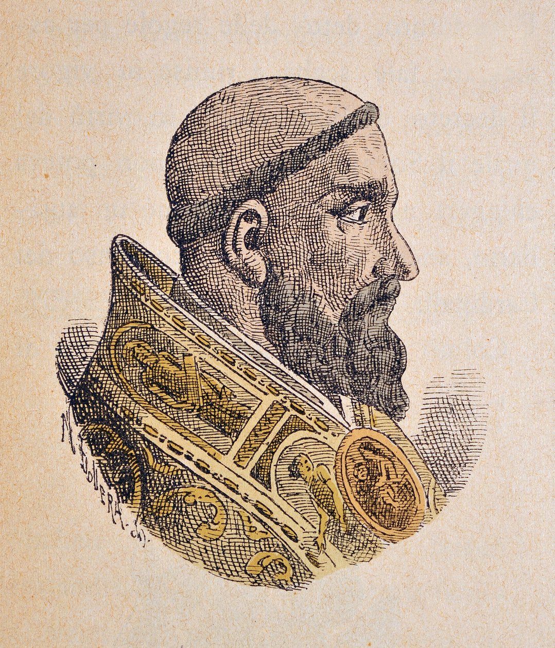 Retrato do Papa Paulo IV de Italian School