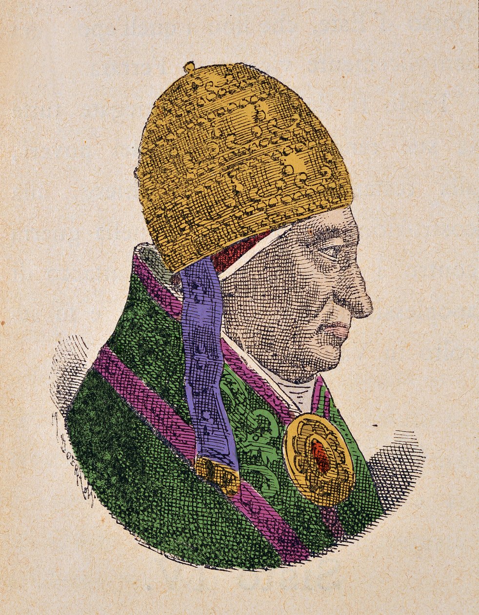 Retrato do Papa Sixte IV (Sixtus, Sisto ou Xisto ou Francesco della Rovere) (1471-1484) de Italian School