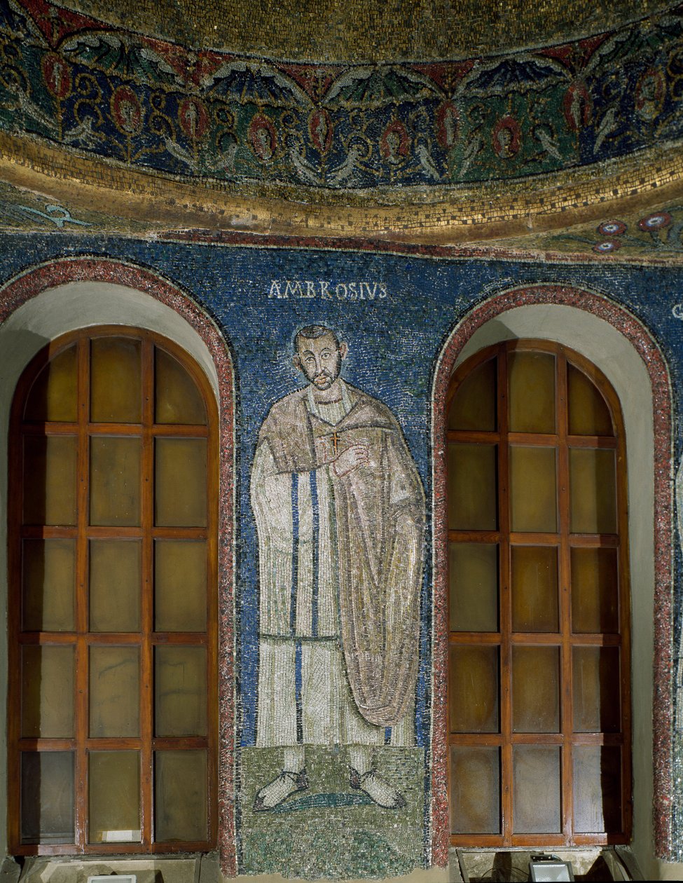 Representação de Santo Ambrósio de Milão (Sant
