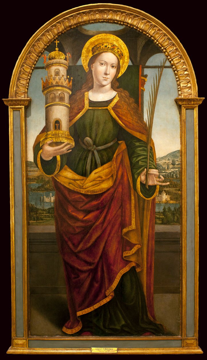 Sainte Barbe - Pintura d