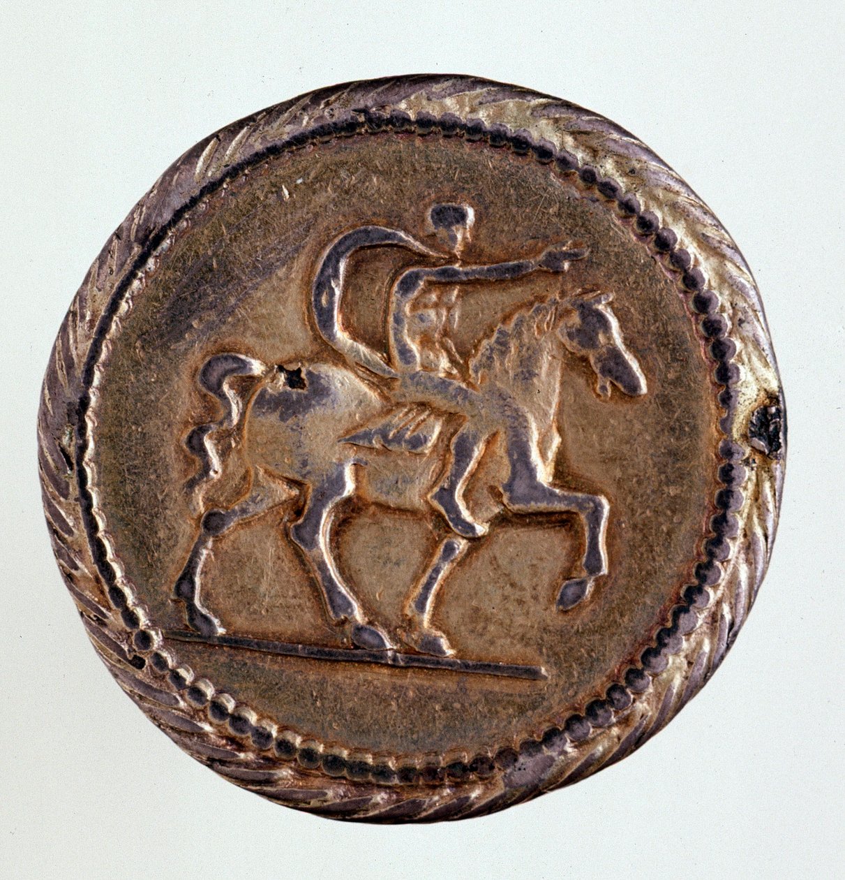 Moeda de prata (testone) de Ferrara (Ferrara): reinado do duque Ercole I d