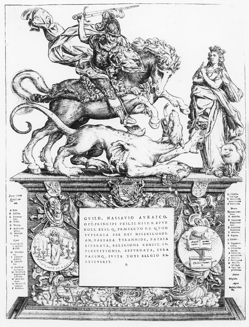 São Jorge e o Dragão de Italian School