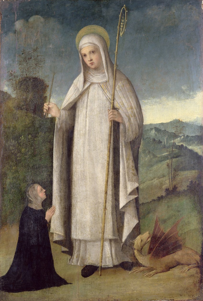 St. Margaret, c.1500 (painel) de Italian School