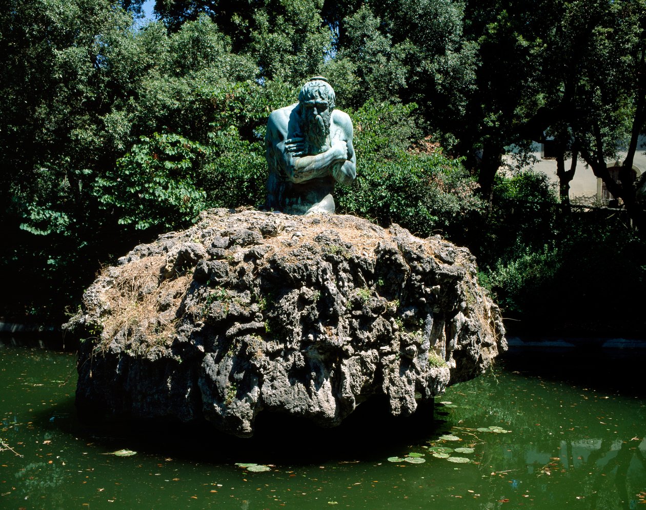 Estátua dos Apeninos, Jardim do Castelo Villa de Italian School