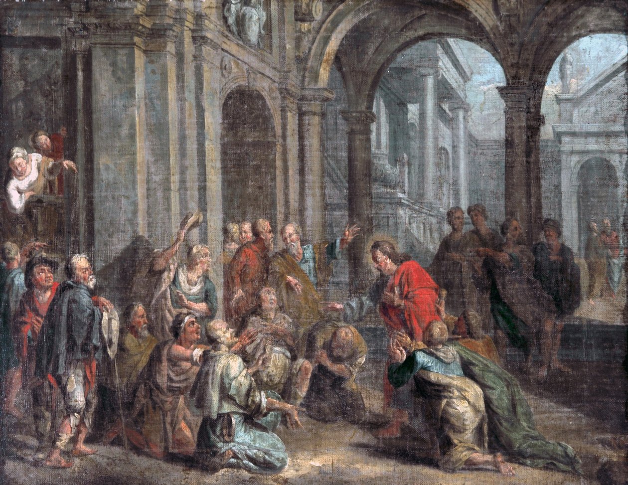 O Centurião: A Incredulidade de Thomas de Italian School