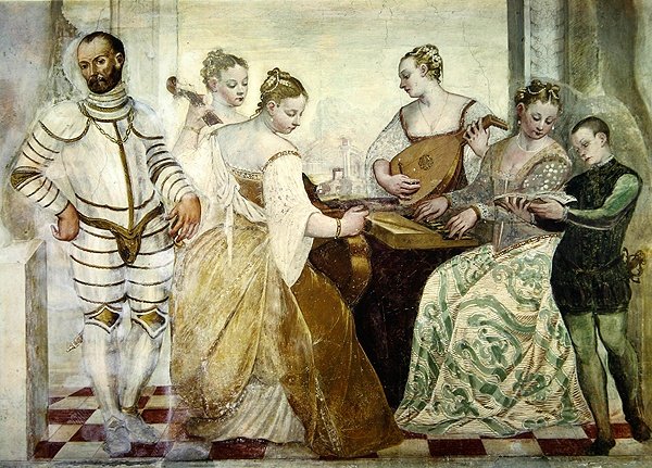 O Concerto, 1570 (detalhe) de Italian School