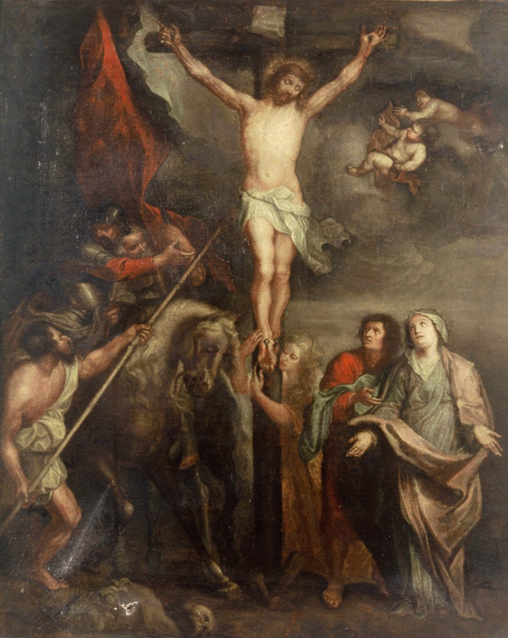 A crucificação de Italian School