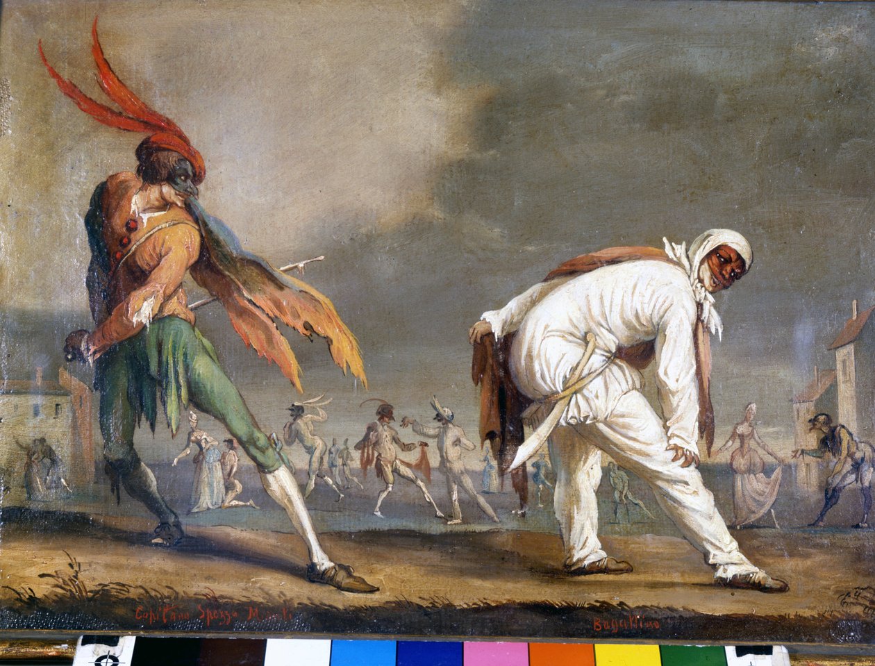 As máscaras italianas da Commedia dell