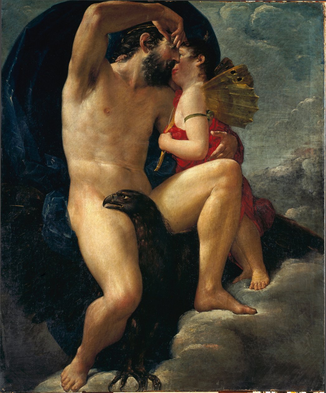 O Beijo de Júpiter (pintura de Italian School