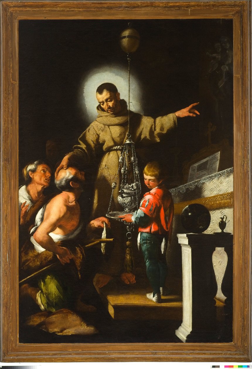 O Milagre de Didacus de Alcalá, 1625 de Italian School