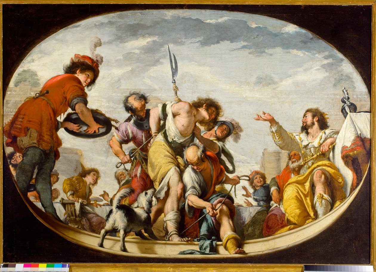 A Parábola do Convidado do Casamento, 1636 de Italian School