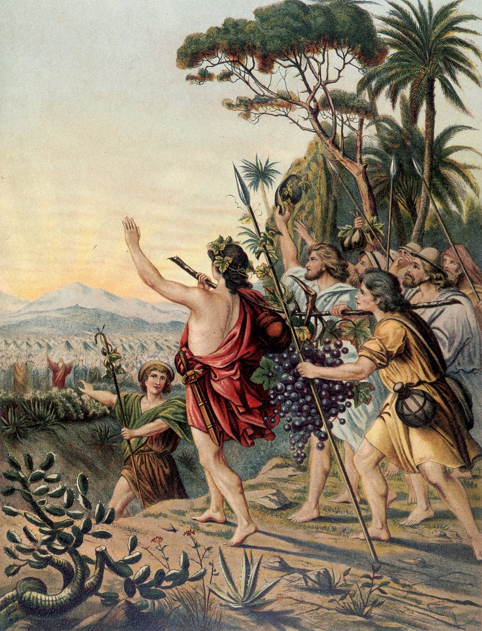 O regresso da terra de Canaã - em "Aurea Bibbia classica: storia della rivelazione divina nell