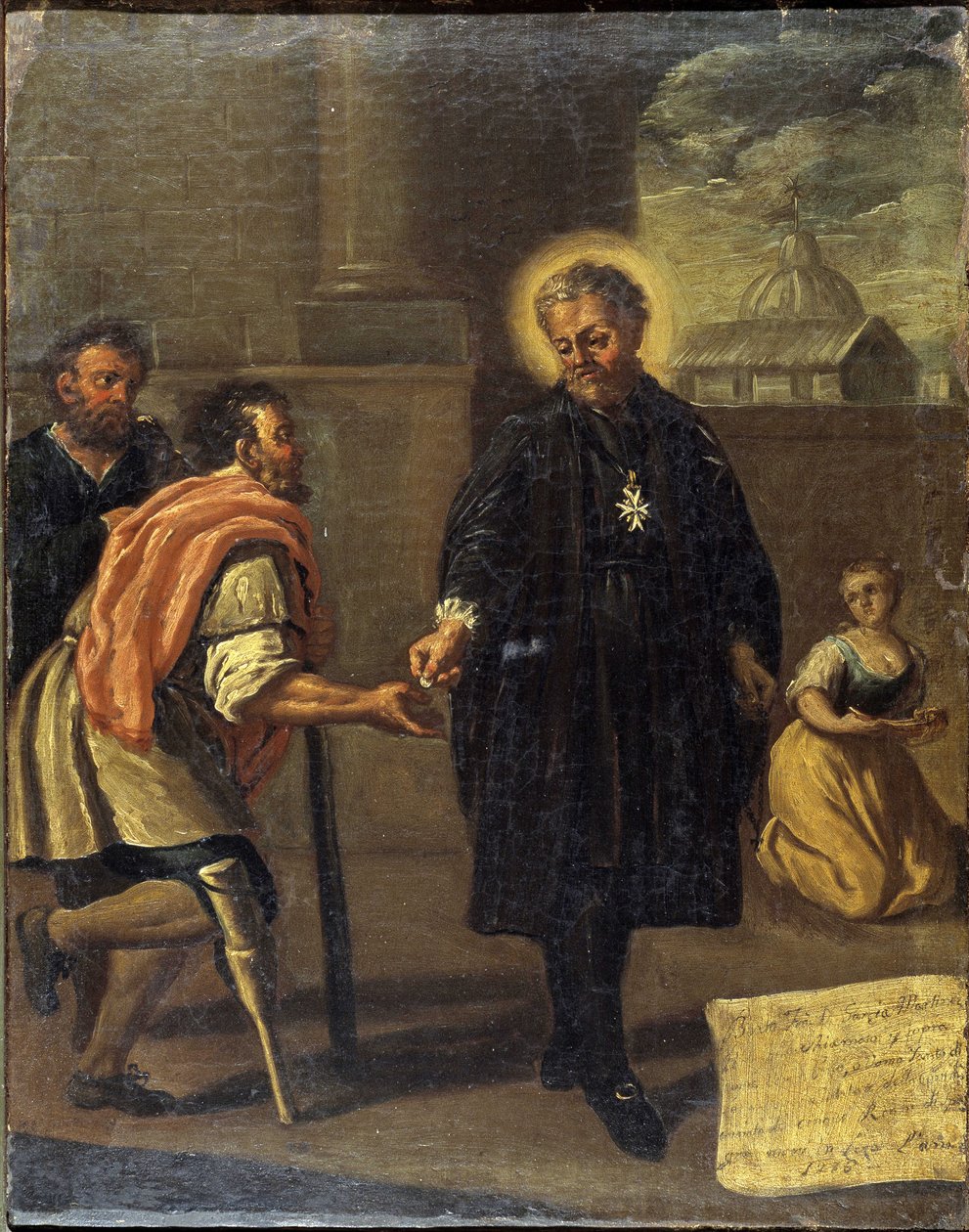 O abençoado Garcia Martinez (Garcia Martinez ferido), Escola Neapolitana de Italian School