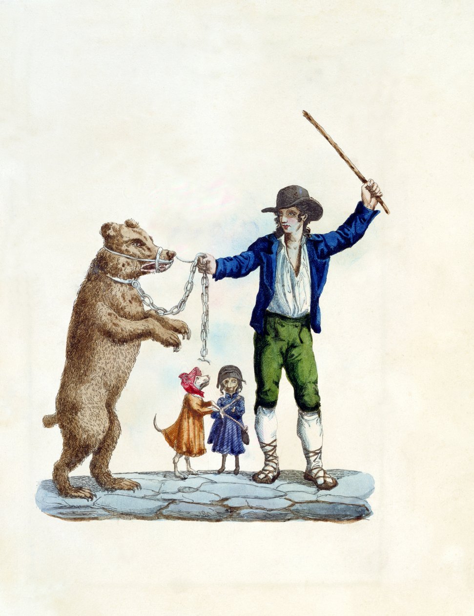 A dança do urso de Italian School