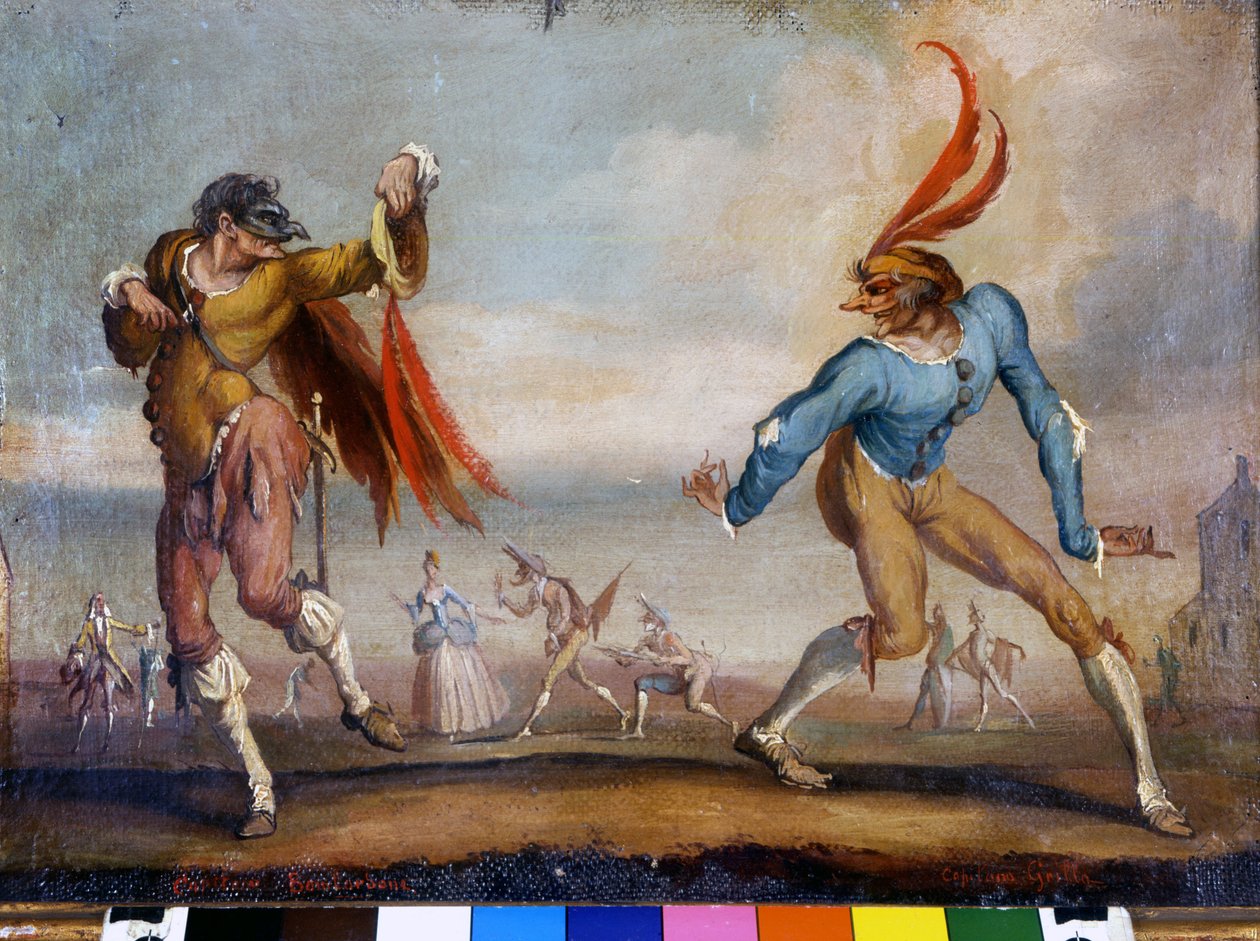 As máscaras da Commedia dell