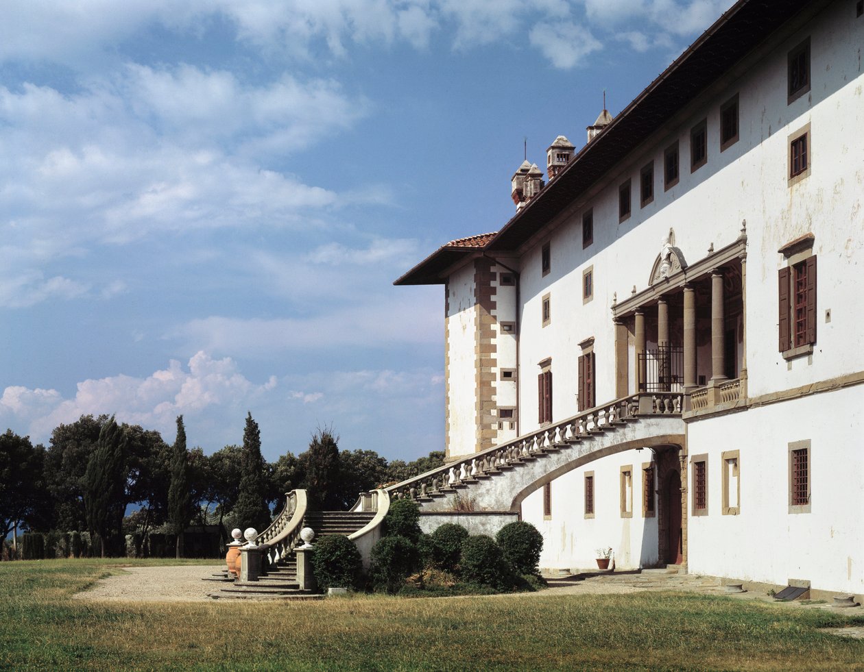 A vila de cem chimaneiros - 1596-1600 de Italian School