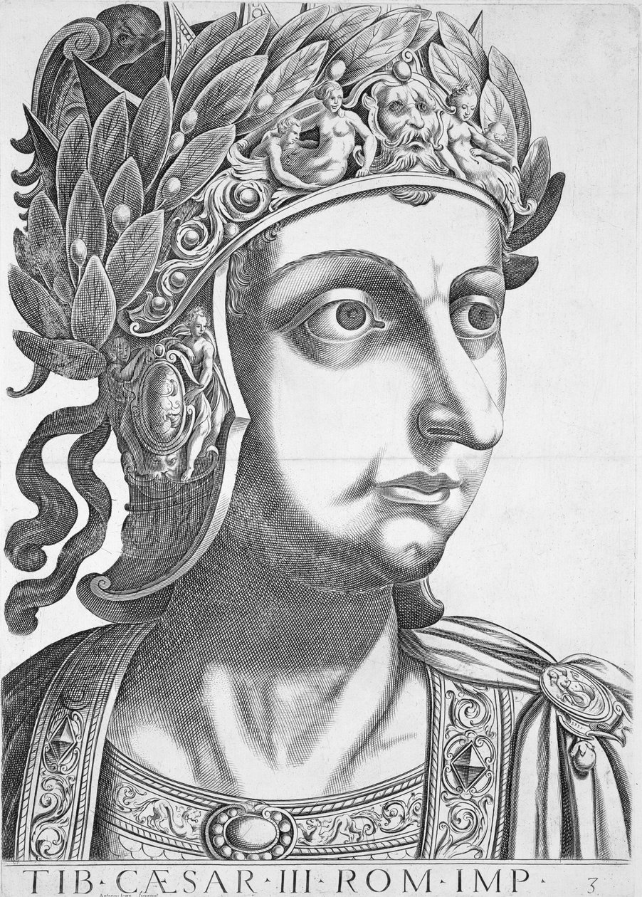 Tibério César (42 aC-37 AD), 1596 de Italian School