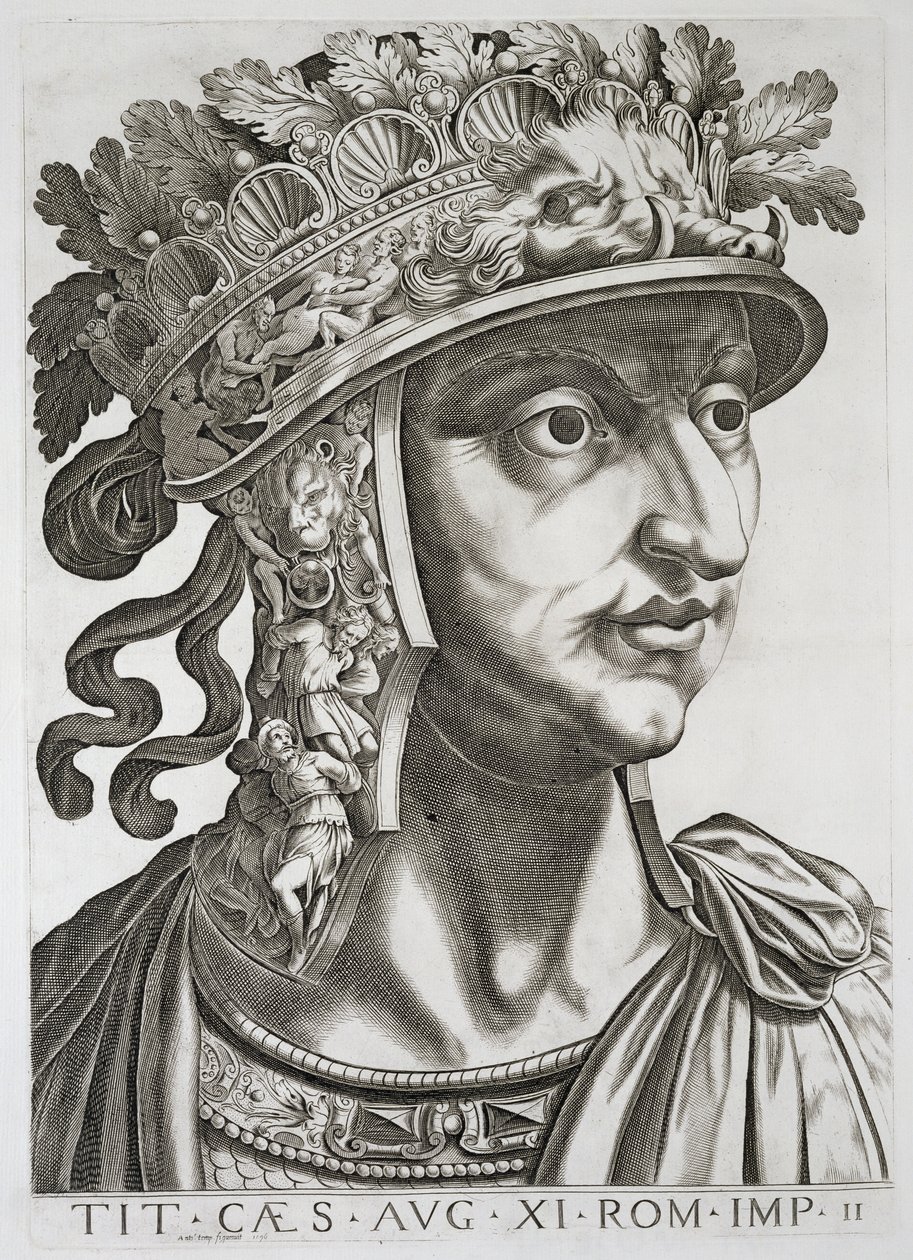 Tito César (AD 39-81), 1596 de Italian School