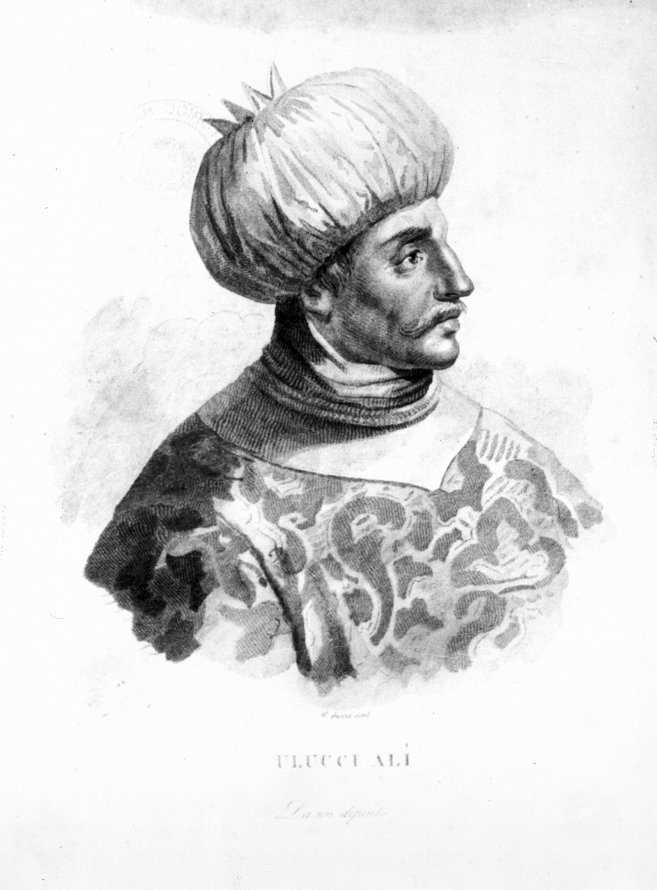 Ulucci Ali (d.1587) o pirata turco de Italian School