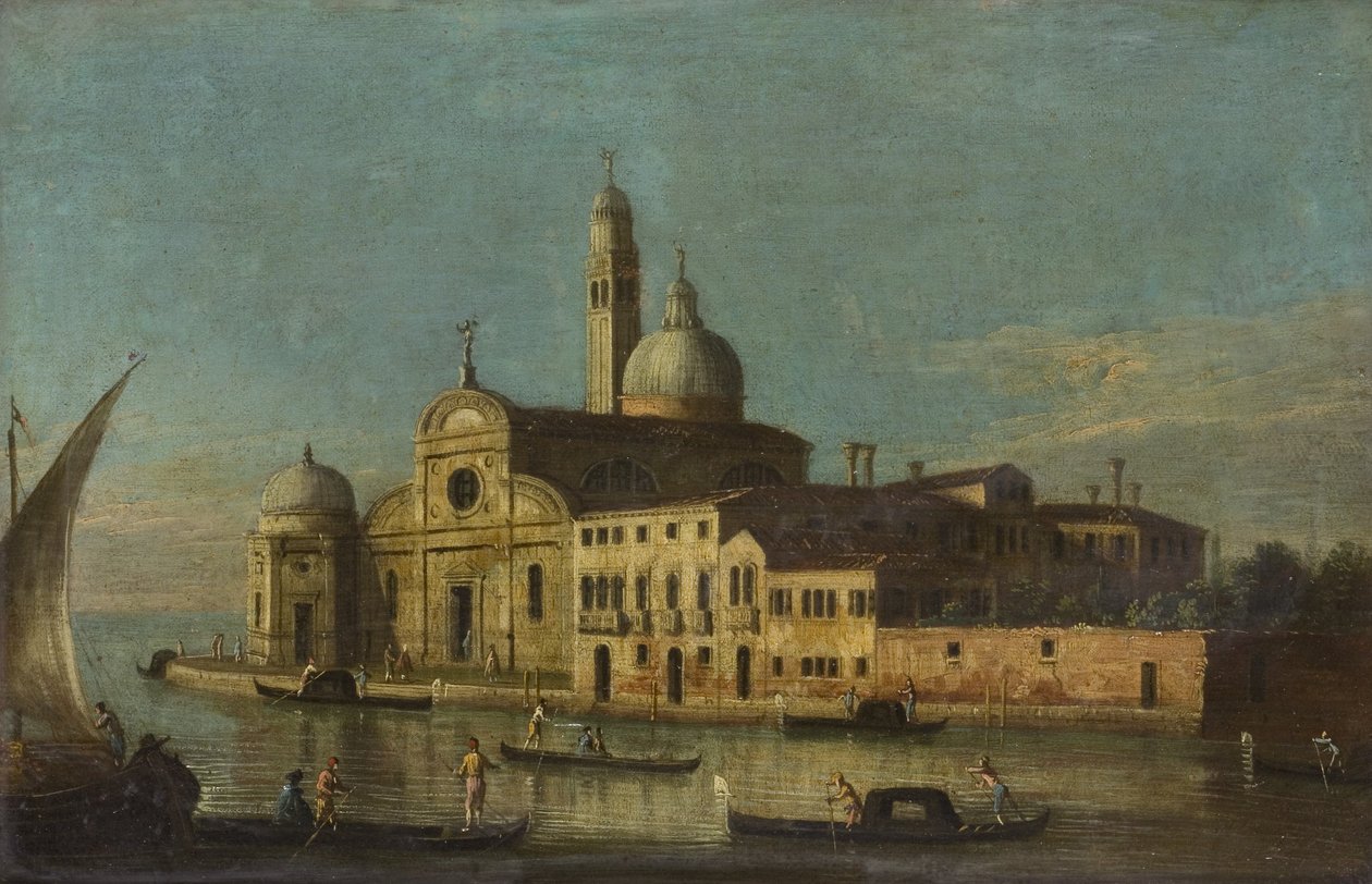 Veneza, San Michele (óleo sobre tela) de Italian School