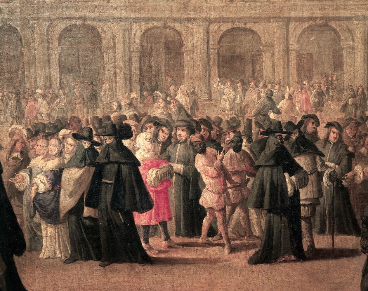 Veneza, carnaval na Praça de São Marcos, Itália de Italian School