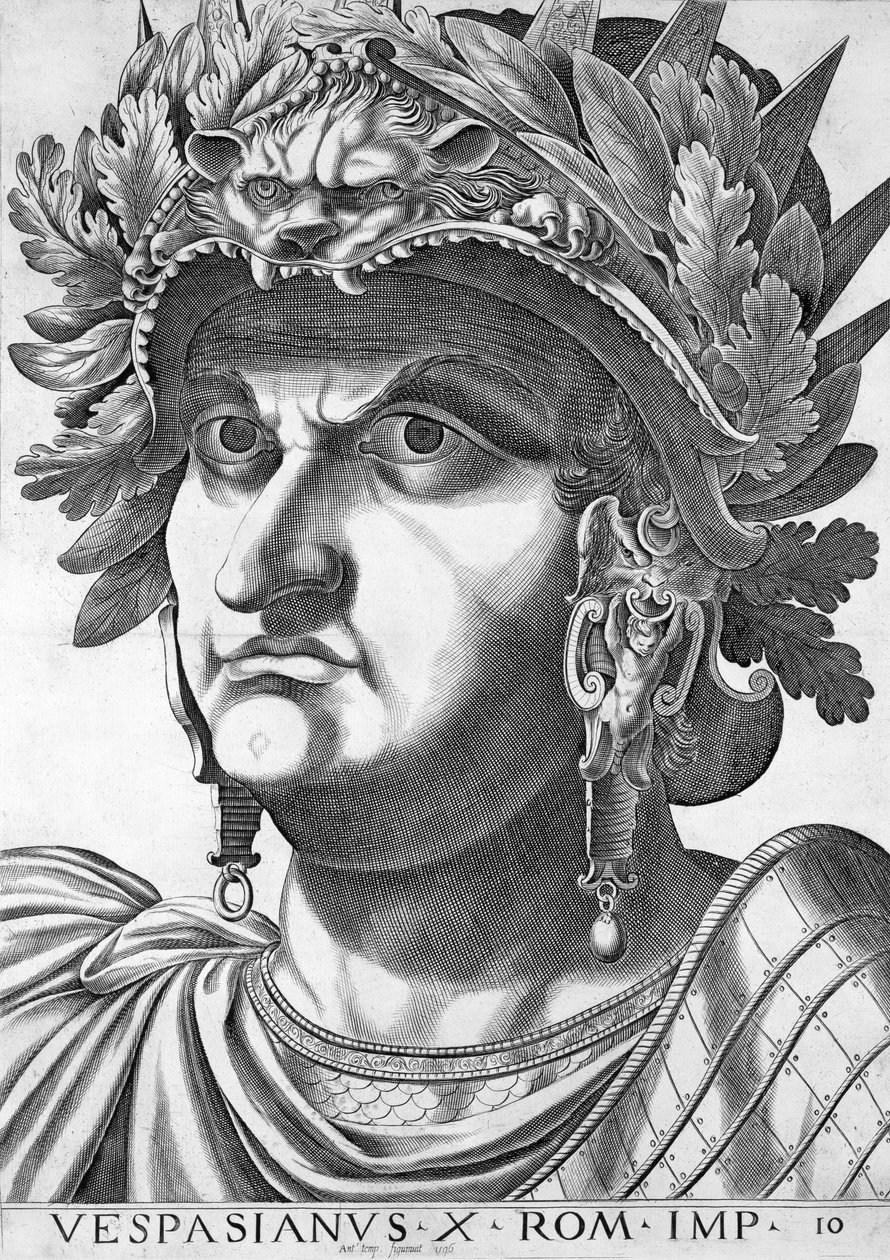 Vespasiano (9 a 79 dC), 1596 de Italian School