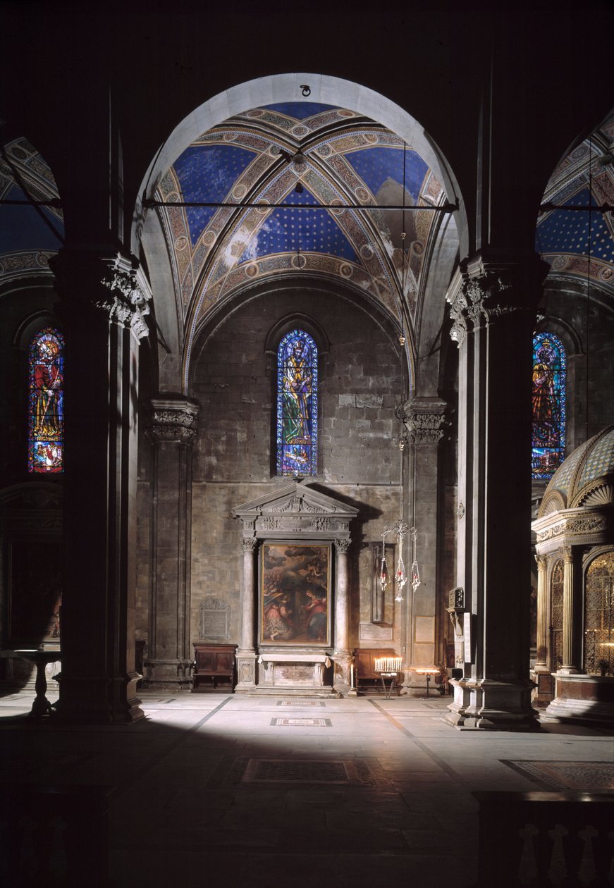 Vista da catedral de Lucca de Italian School