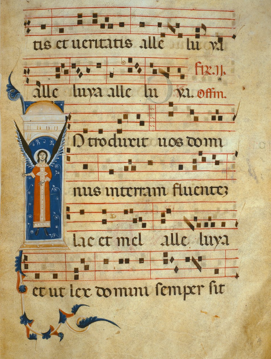 fol 4v. Gradual, c.1260 de Italian School