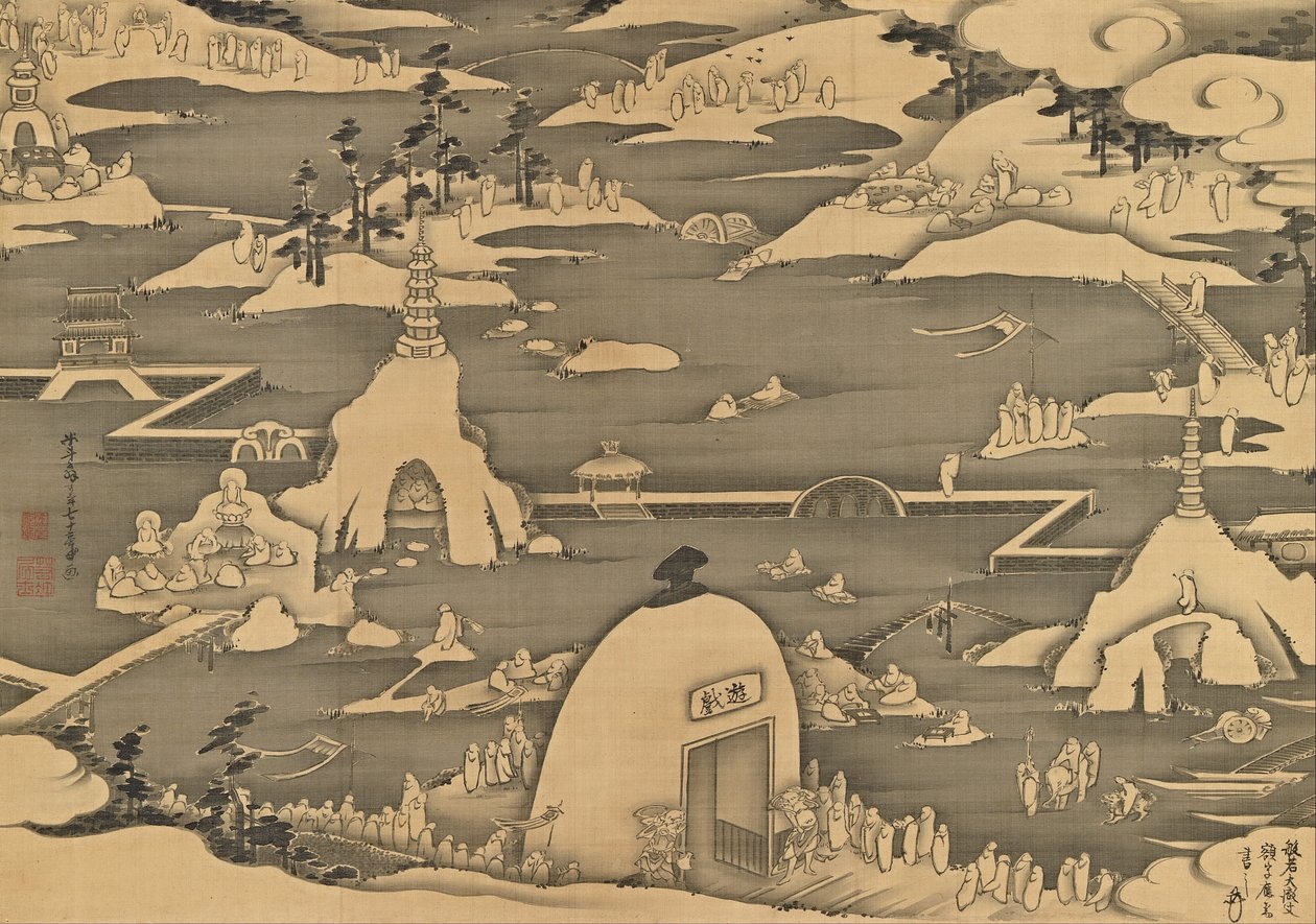 Quinhentos arhats de Ito Jakuchu