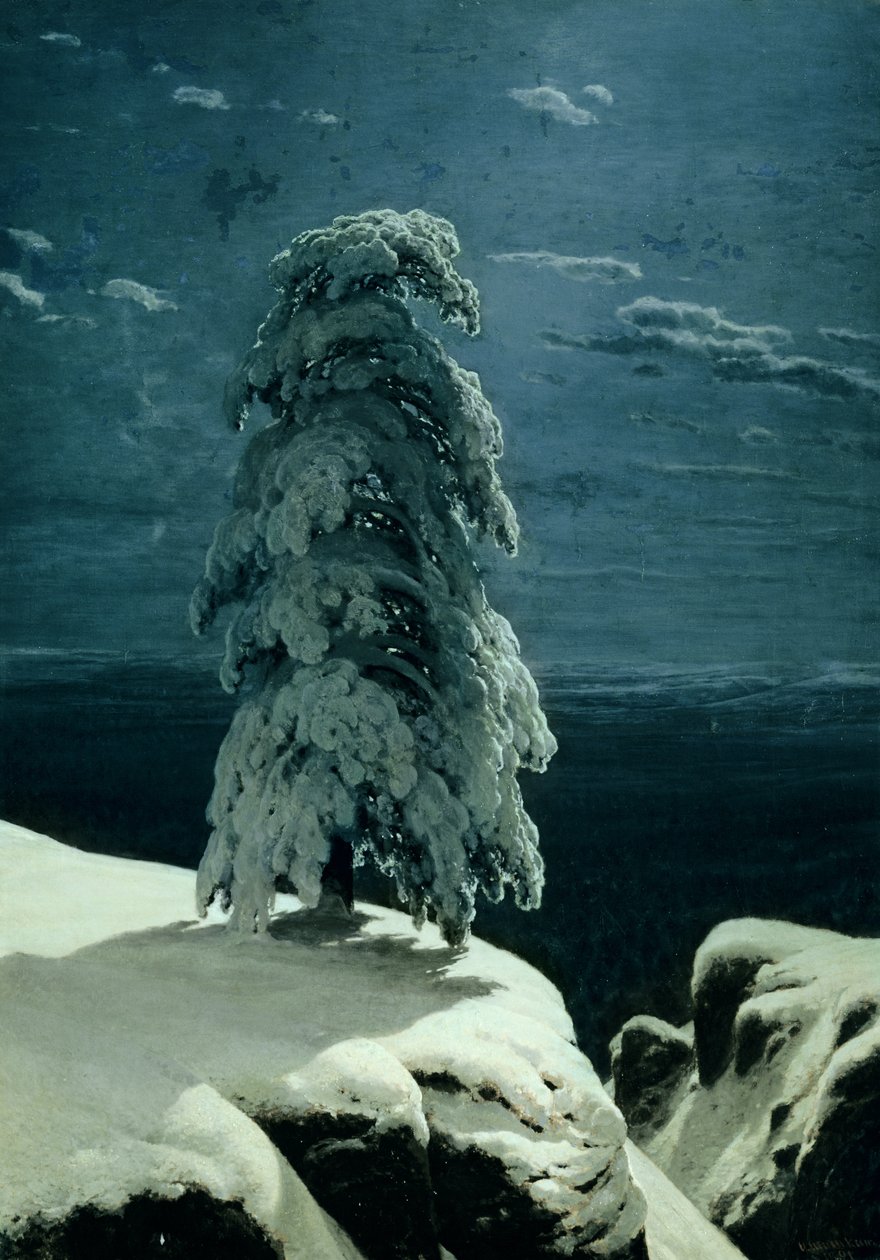 No norte selvagem, 1891 de Ivan Ivanovich Shishkin