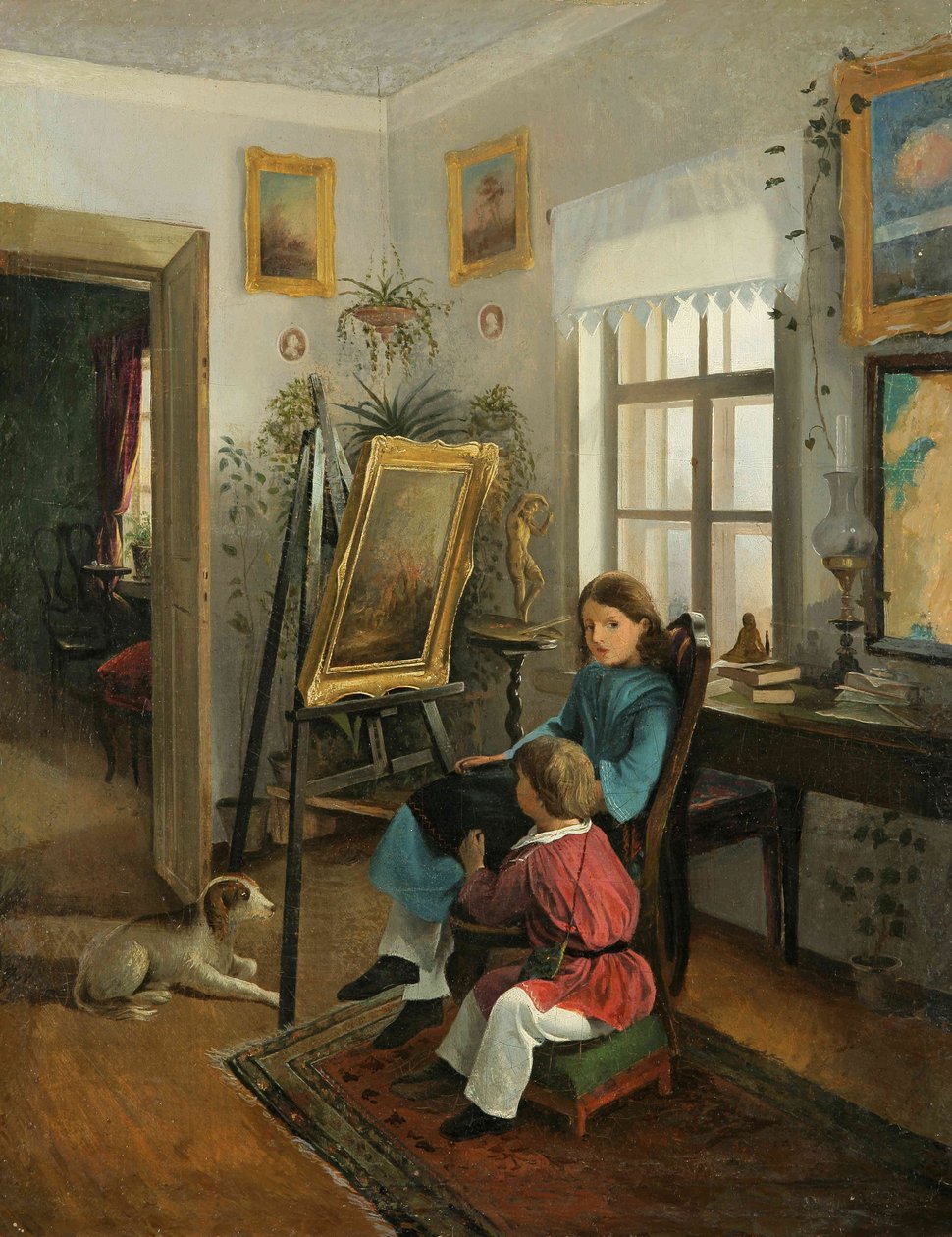 Khrutsky I.F. Nos quartos do espólio do artista de Ivan Khrutsky