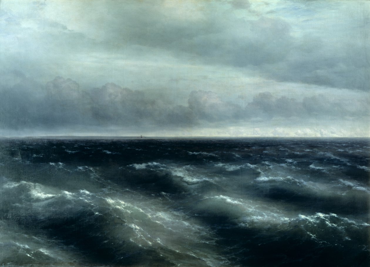 O Mar Negro, 1881 de Ivan Konstantinovich Aivazovsky