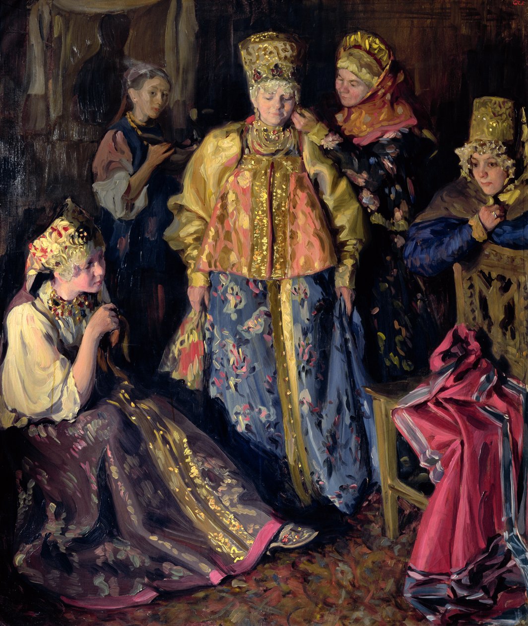 Vestido de casamento, 1911 de Ivan Semyonovich Kulikov