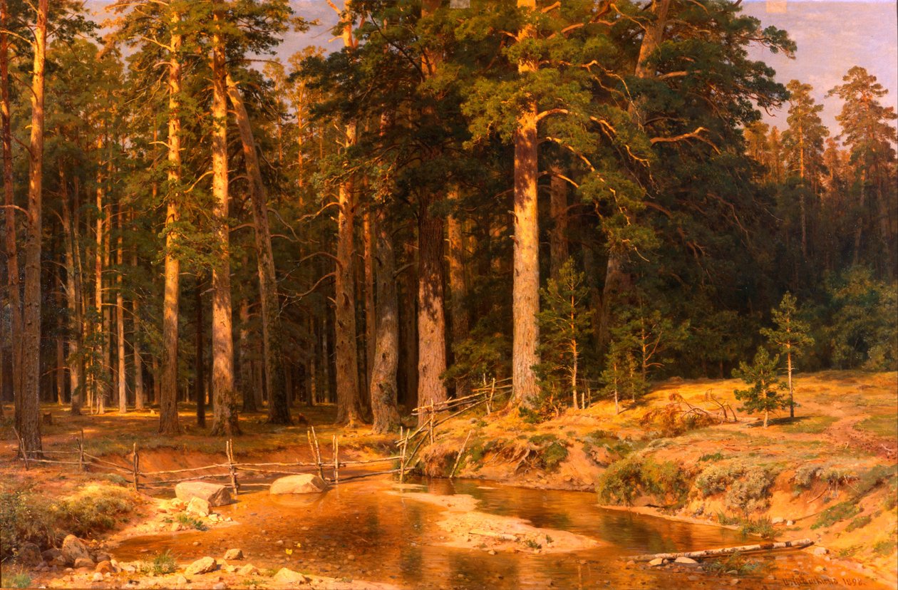 Bosque de mastro de Ivan Ivanovich Shishkin